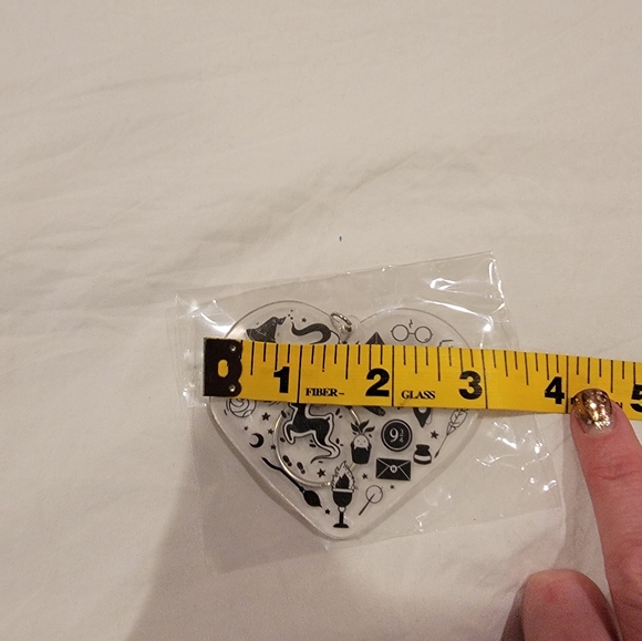 Harry Potter clear heart keychain - Picture 7 of 8